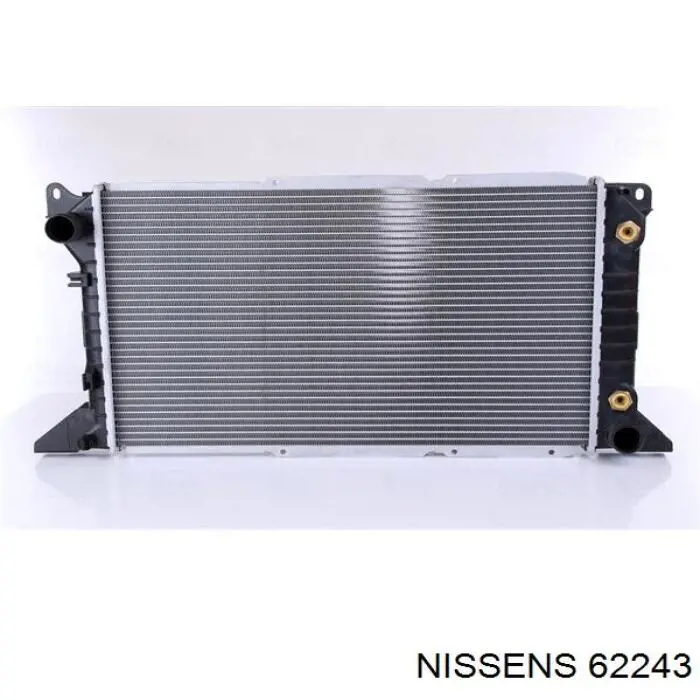 62243 Nissens радіатор охолодження двигуна