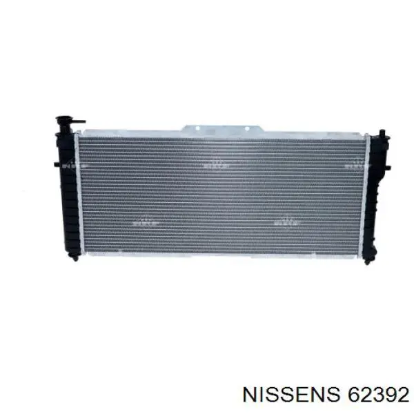 62392 Nissens радіатор охолодження двигуна