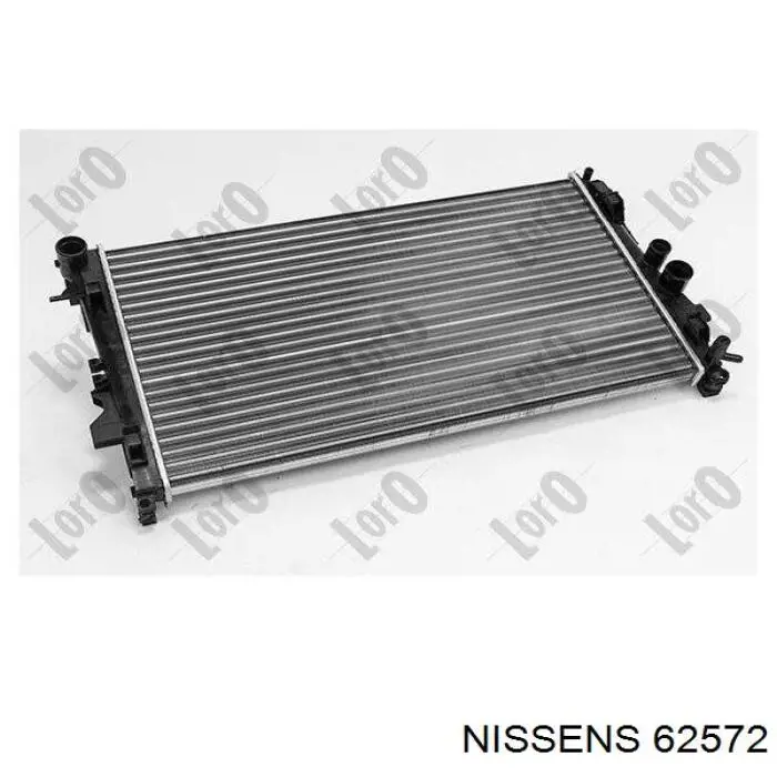 Радіатор основний Nissens 62572 ціна, від 97.14 USD
