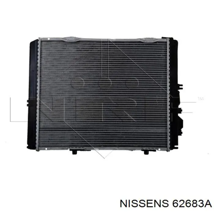 62683A Nissens Радіатор охолодження двигуна