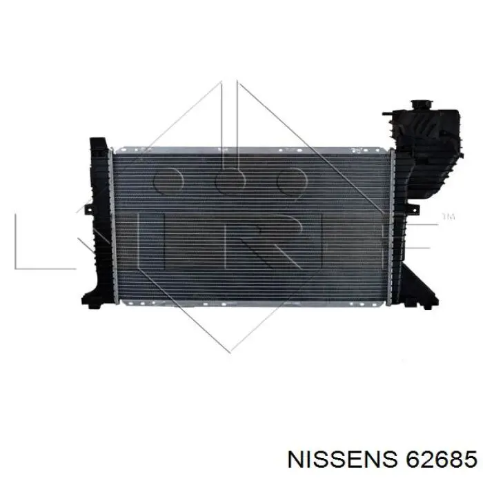 62685 Nissens радіатор охолодження двигуна