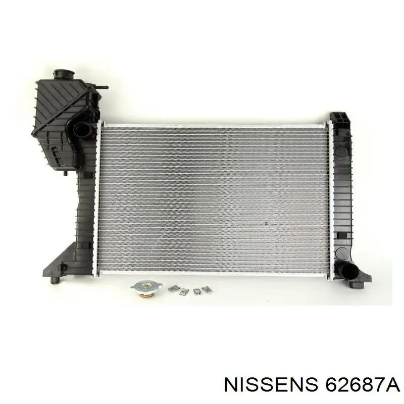 62687A Nissens радіатор охолодження двигуна