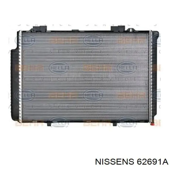 62691A Nissens радіатор охолодження двигуна