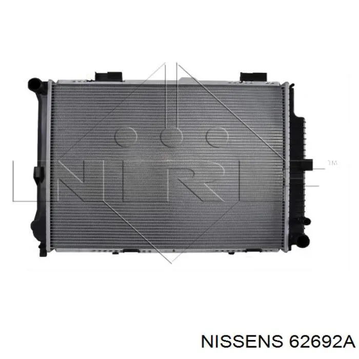 62692A Nissens радіатор охолодження двигуна