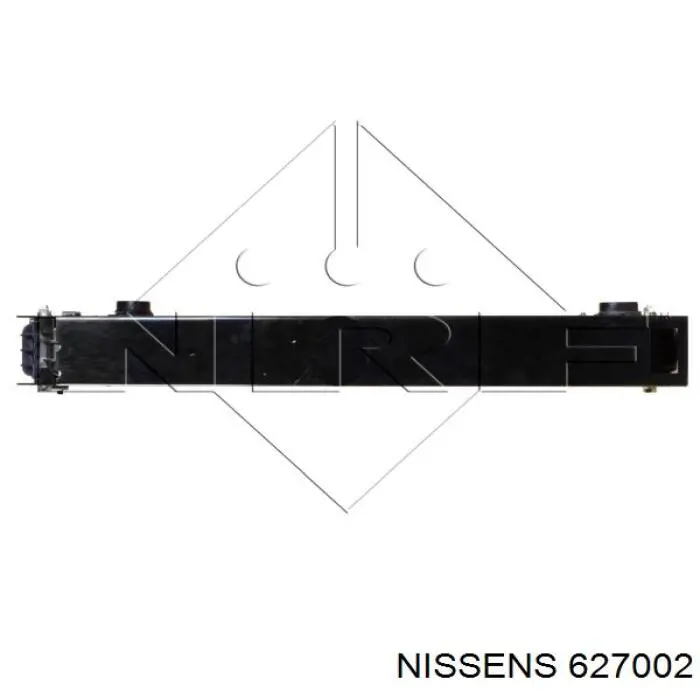 627002 Nissens радіатор охолодження двигуна