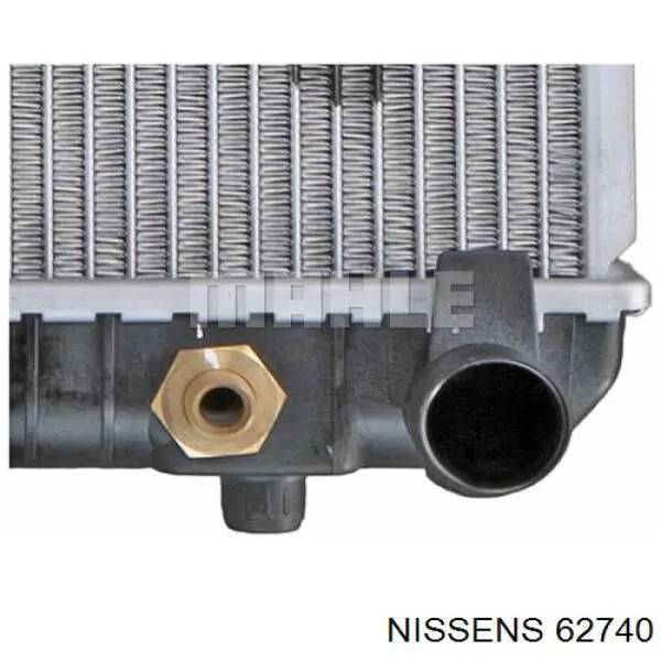 62740 Nissens радіатор охолодження двигуна