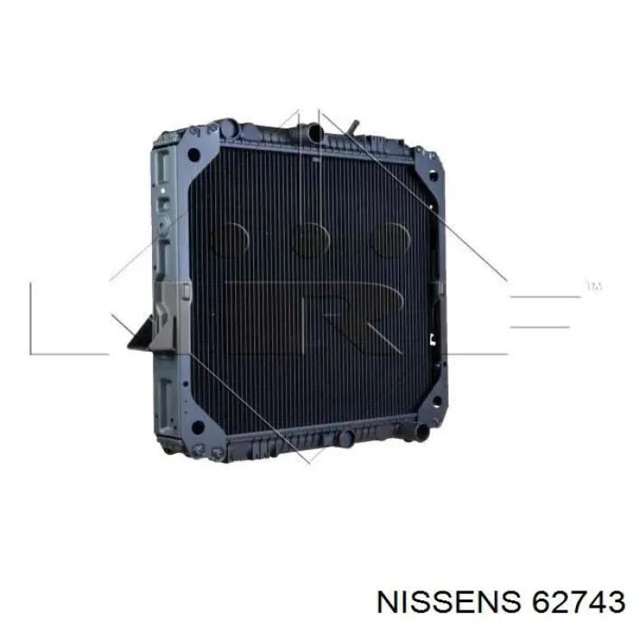 Купити 62743 Nissens Радіатор двигуна