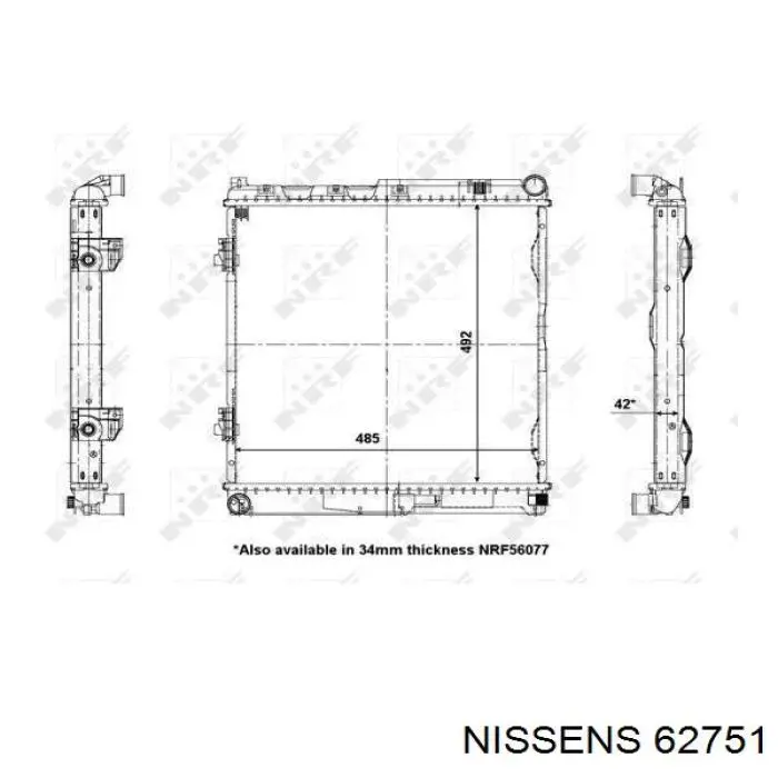 Радіатор основний Mercedes A1245000203 ціна, від 128.48 USD