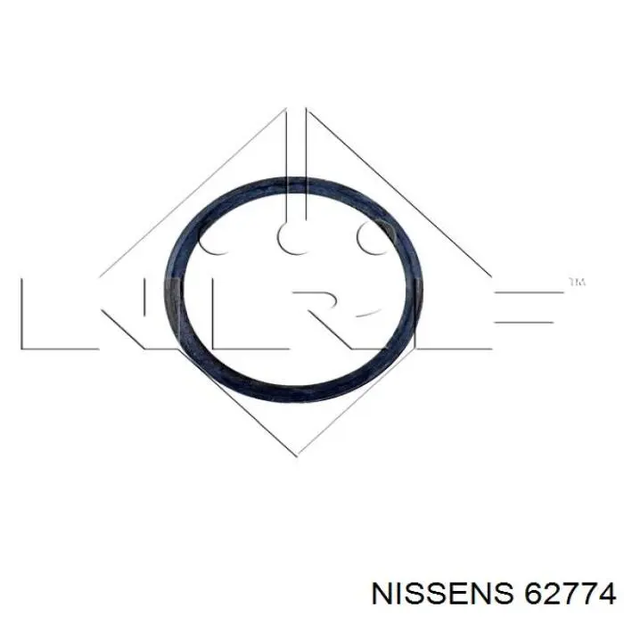 Купити 62774 Nissens Радіатор двигуна