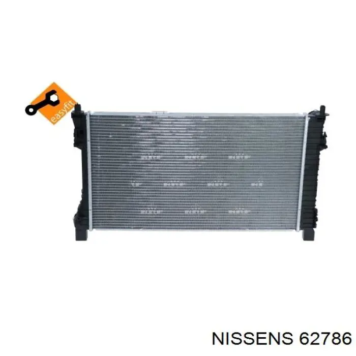 Купити 62786 Nissens Радіатор двигуна