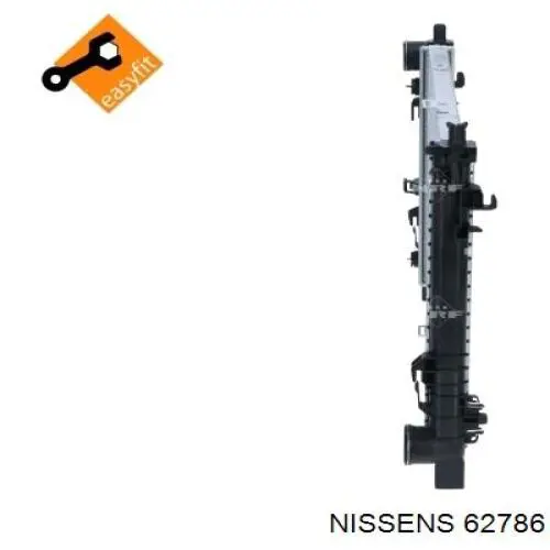 62786 Nissens Радіатор охолодження двигуна