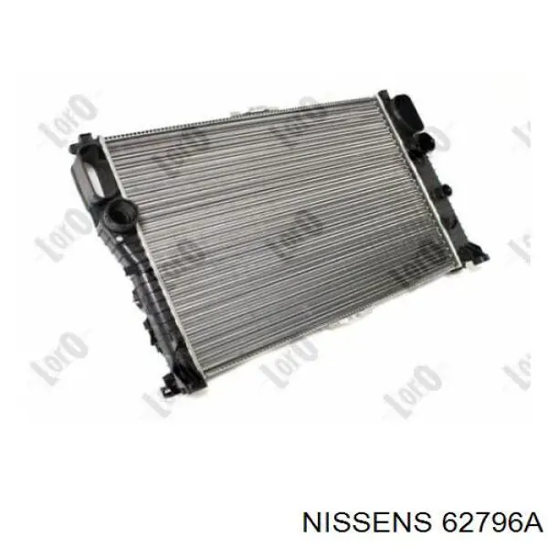 62796A Nissens радіатор охолодження двигуна
