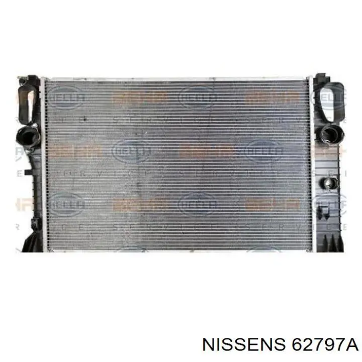 62797A Nissens радіатор охолодження двигуна