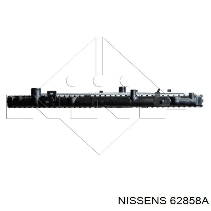 62858A Nissens Радіатор охолодження двигуна