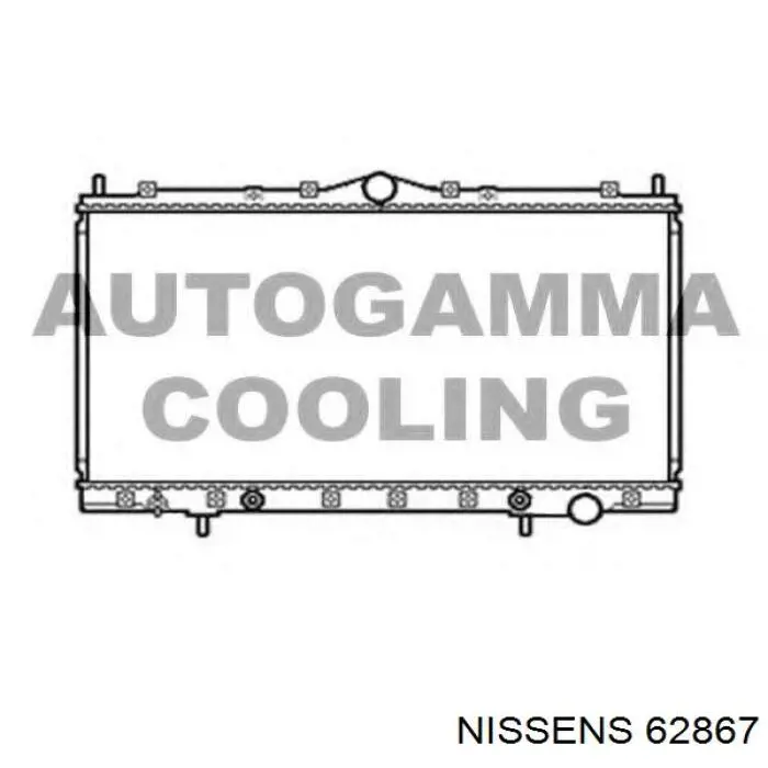 Радіатор MR127908 Mitsubishi