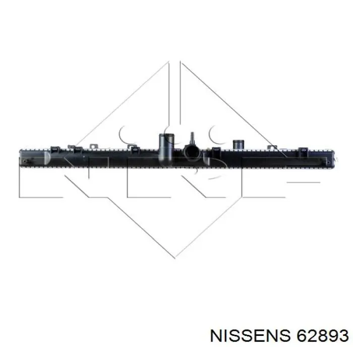 Радіатор основний Nissens 62893 ціна, від 133.87 USD