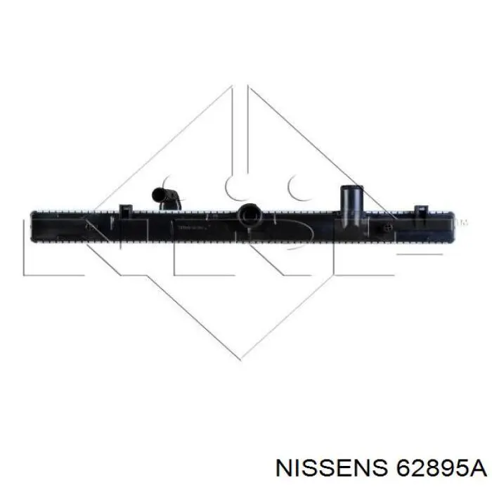 62895A Nissens радіатор охолодження двигуна