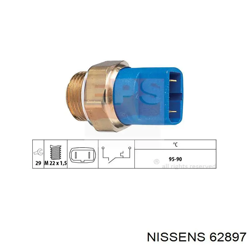 Радіатор охолодження двигуна на Nissan Urvan E24