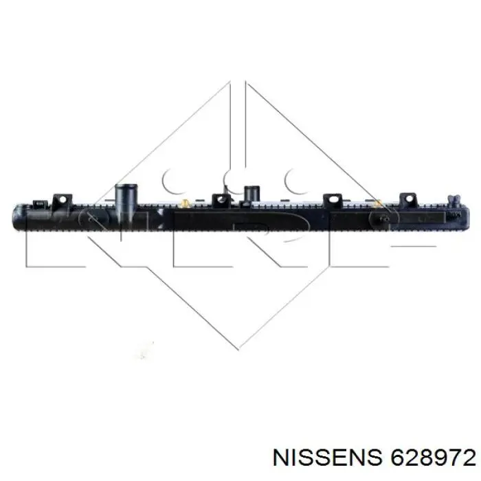 Радіатор основний Nissens 628972 ціна, від 108.94 USD