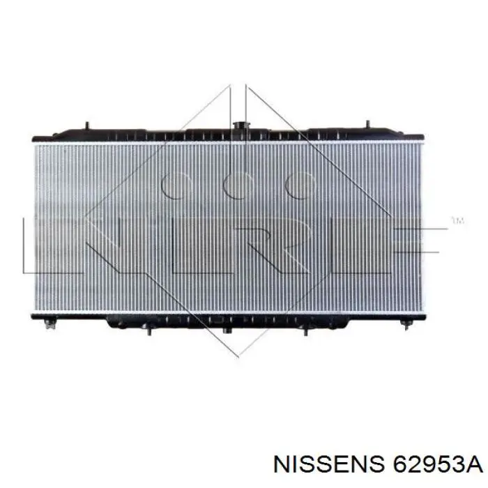 Радіатор основний Nissens 62953A ціна, від 139.64 USD