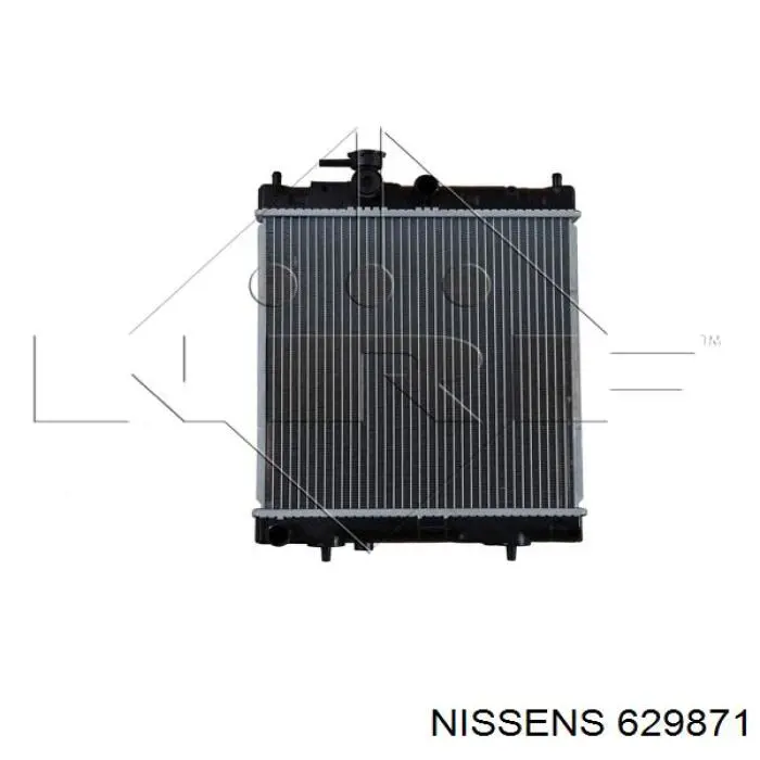 Купити 629871 Nissens Радіатор двигуна