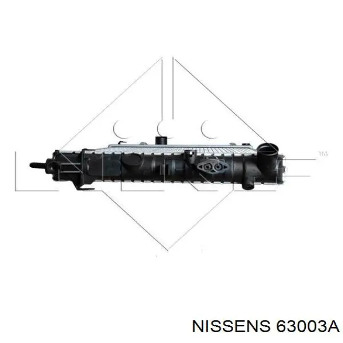 63003A Nissens Радіатор охолодження двигуна