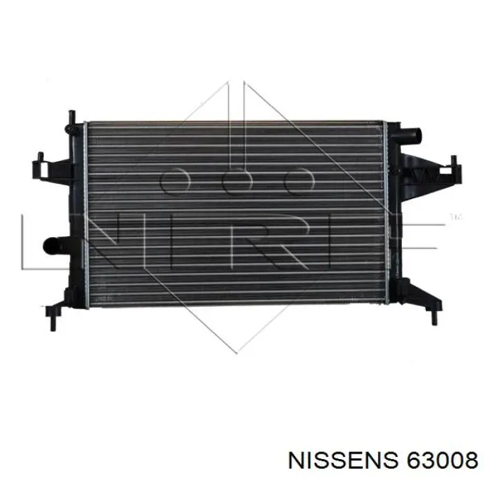 63008 Nissens Радіатор охолодження двигуна