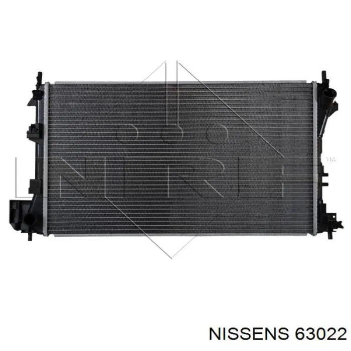 Купити 63022 Nissens Радіатор двигуна
