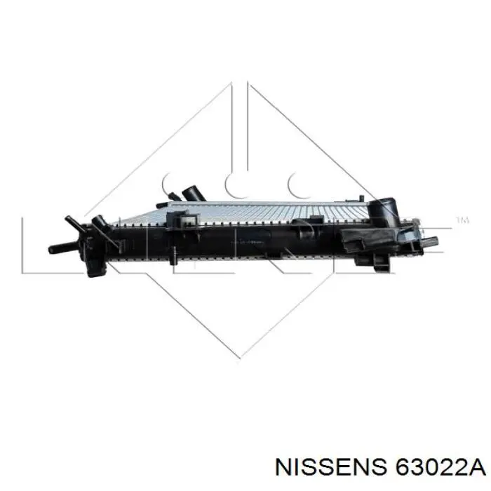 63022A Nissens радіатор охолодження двигуна