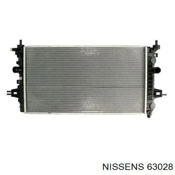 Купити 63028 Nissens Радіатор двигуна