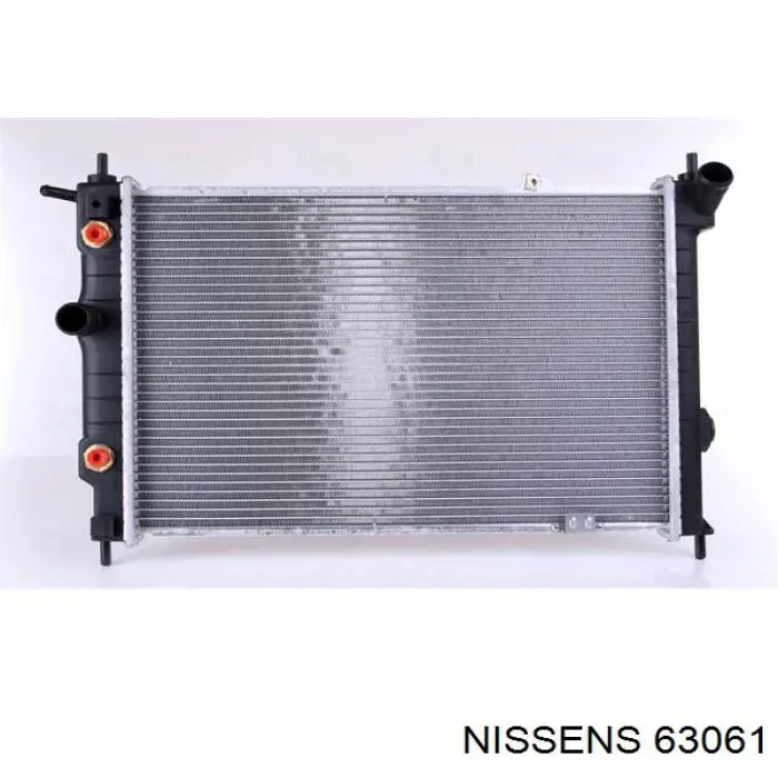 63061 Nissens радіатор охолодження двигуна