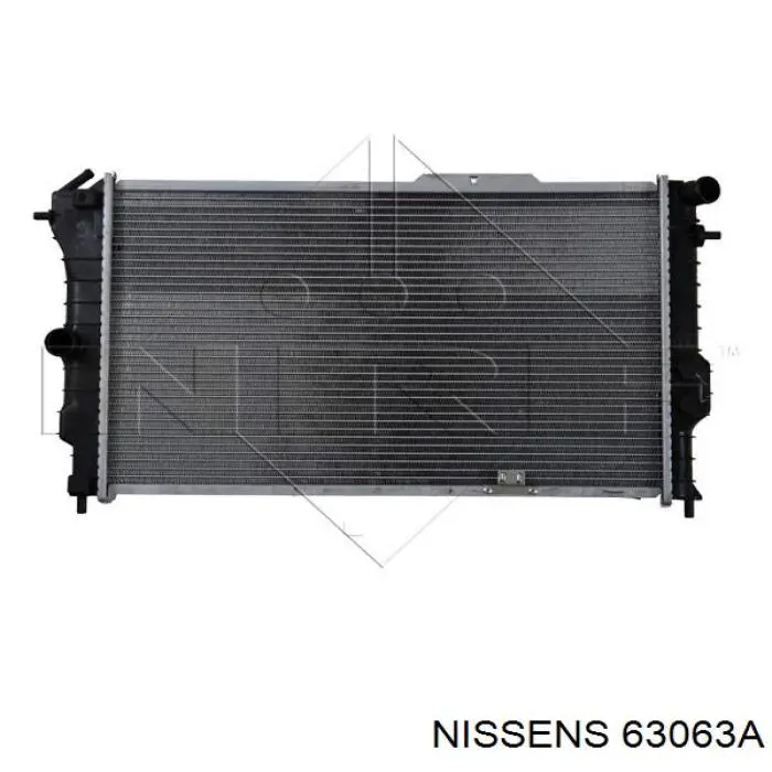 63063A Nissens радіатор охолодження двигуна