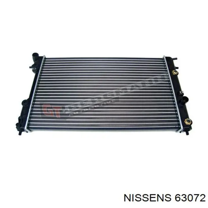 63072 Nissens радіатор охолодження двигуна