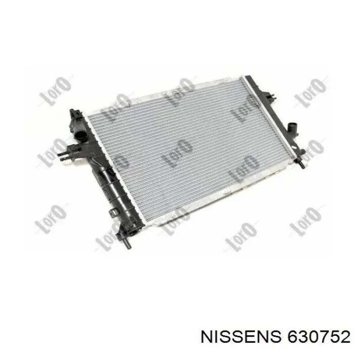 630752 Nissens радіатор охолодження двигуна