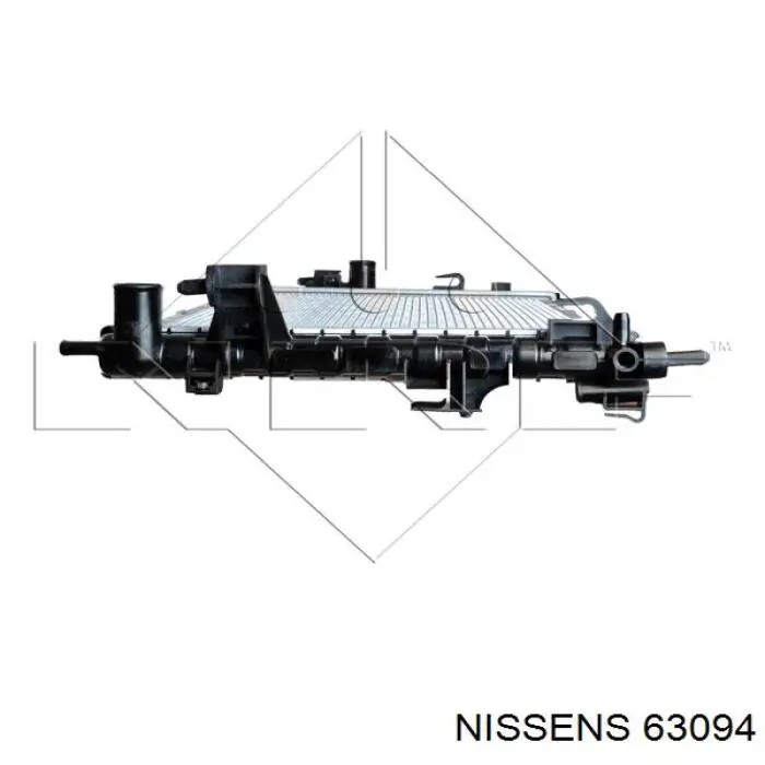 63094 Nissens радіатор охолодження двигуна