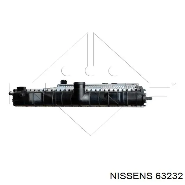 63232 Nissens радіатор охолодження двигуна