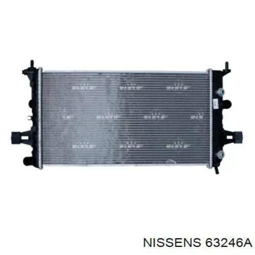 63246A Nissens радіатор охолодження двигуна