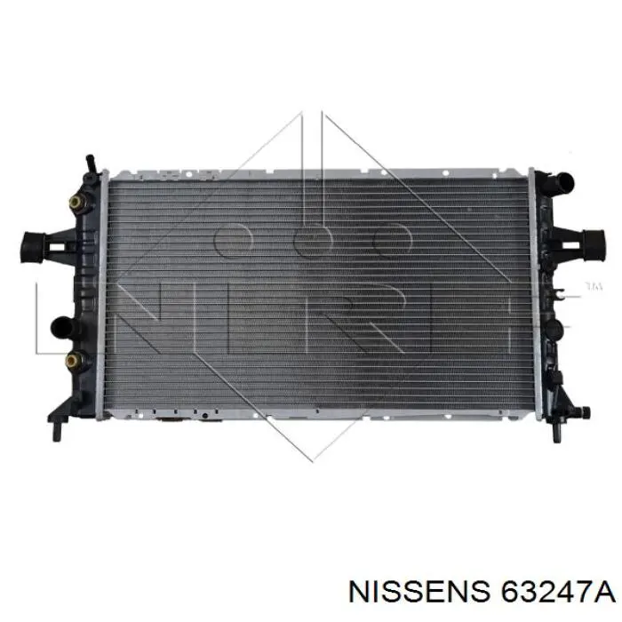 63247A Nissens радіатор охолодження двигуна