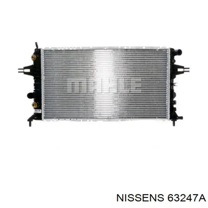 63247A Nissens Радіатор охолодження двигуна
