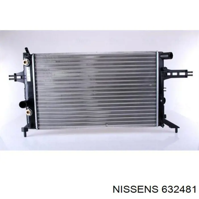 632481 Nissens радіатор охолодження двигуна