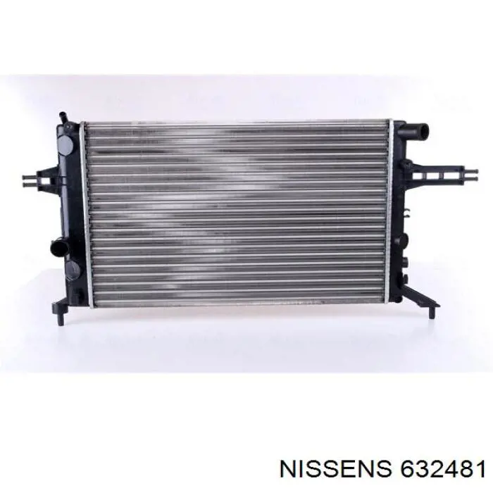 Купити 632481 Nissens Радіатор двигуна