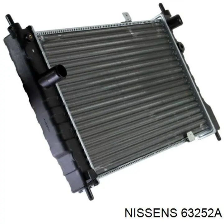 63252A Nissens радіатор охолодження двигуна