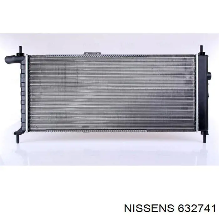 632741 Nissens радіатор охолодження двигуна