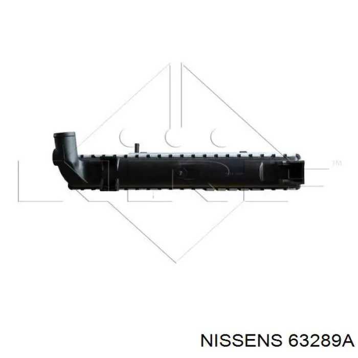 63289A Nissens радіатор охолодження двигуна