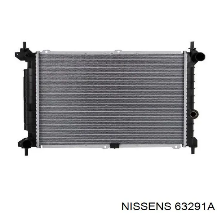 63291A Nissens радіатор охолодження двигуна