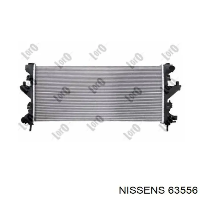 63556 Nissens радіатор охолодження двигуна