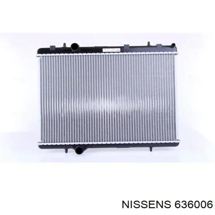 636006 Nissens радіатор охолодження двигуна