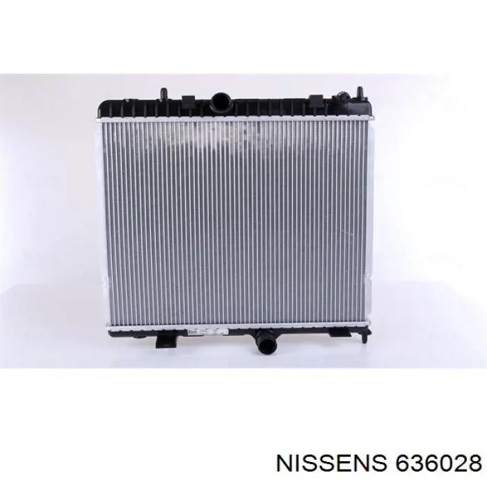 Радіатор охолодження Nissens 636028
