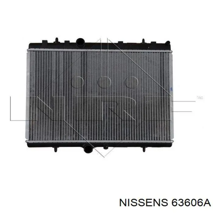 63606A Nissens Радіатор охолодження двигуна