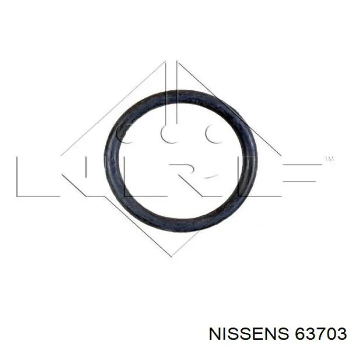 63703 Nissens Радіатор охолодження двигуна